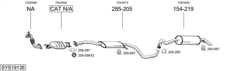 BOSAL SYS19136