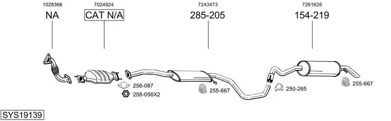 BOSAL SYS19139