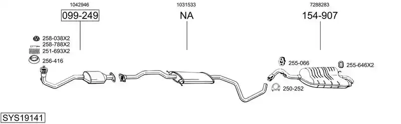BOSAL SYS19141