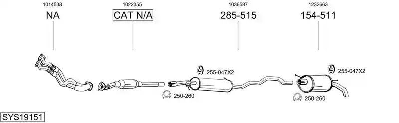 BOSAL SYS19151