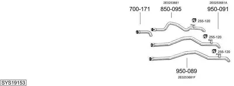 BOSAL SYS19153