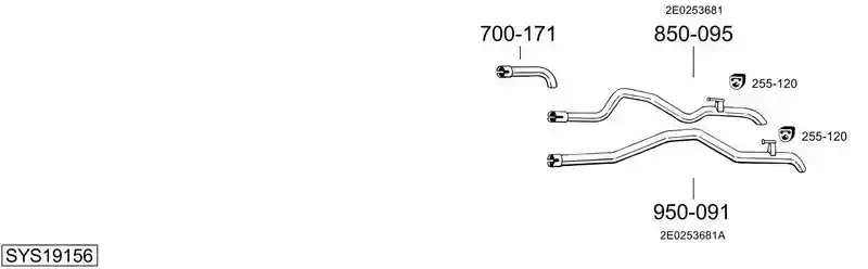 BOSAL SYS19156