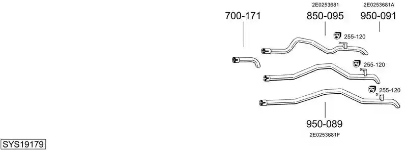 BOSAL SYS19179