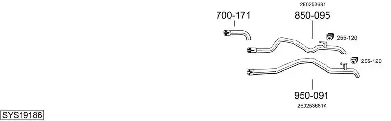 BOSAL SYS19186