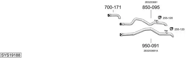 BOSAL SYS19188