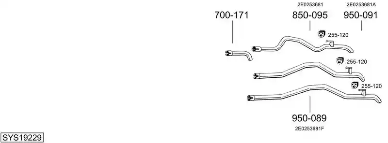 BOSAL SYS19229