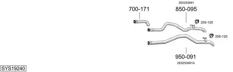 BOSAL SYS19240