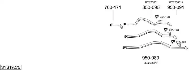 BOSAL SYS19275