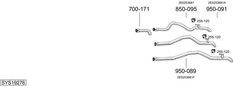 BOSAL SYS19276