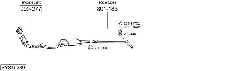 BOSAL SYS19280