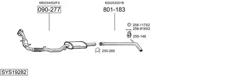 BOSAL SYS19282