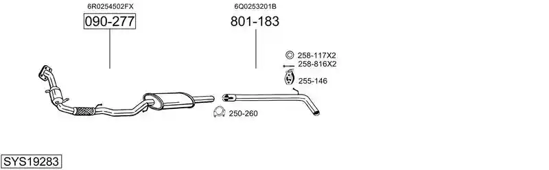 BOSAL SYS19283