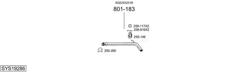 BOSAL SYS19286