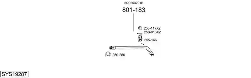 BOSAL SYS19287