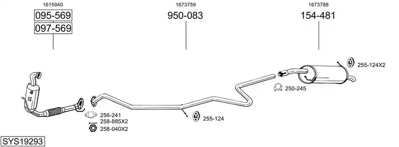 BOSAL SYS19293