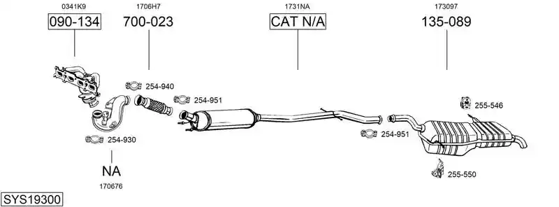 BOSAL SYS19300