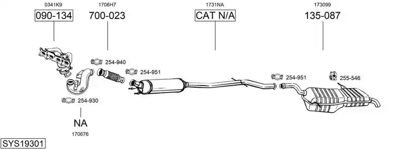 BOSAL SYS19301