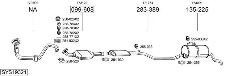 BOSAL SYS19321