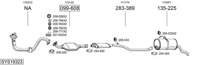 BOSAL SYS19323