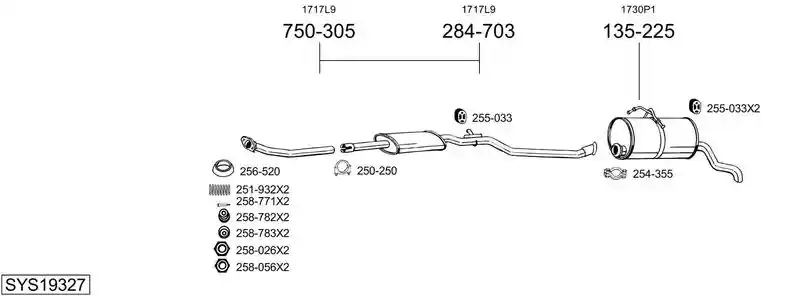 BOSAL SYS19327