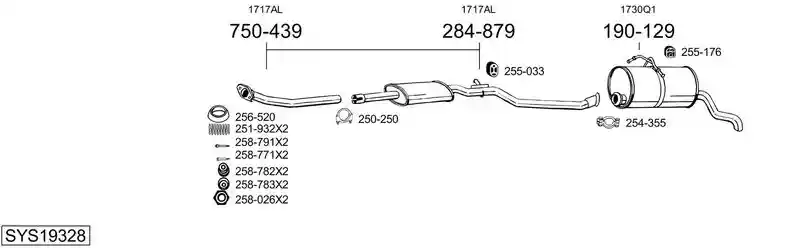 BOSAL SYS19328