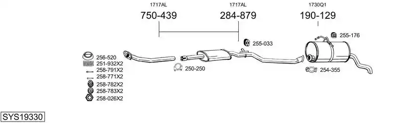 BOSAL SYS19330
