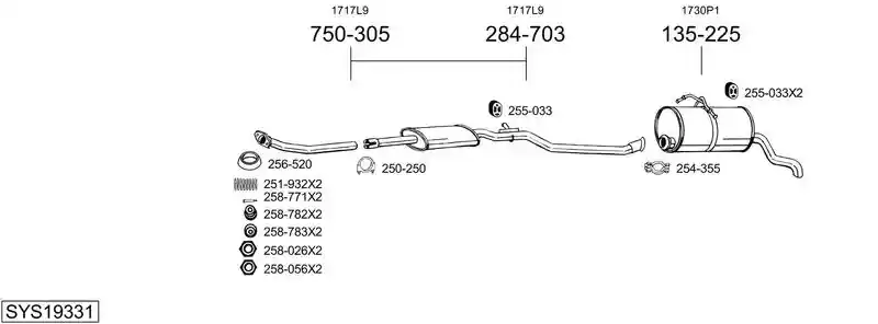 BOSAL SYS19331