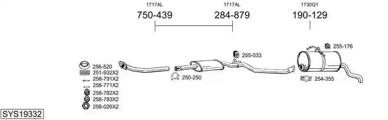 BOSAL SYS19332