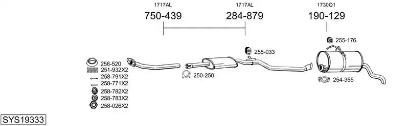 BOSAL SYS19333