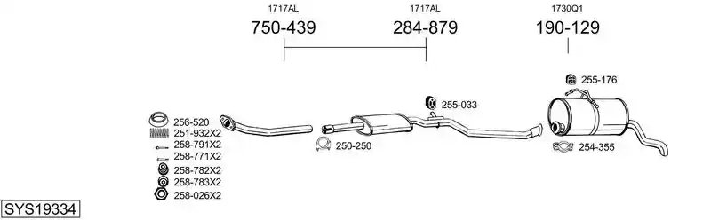 BOSAL SYS19334