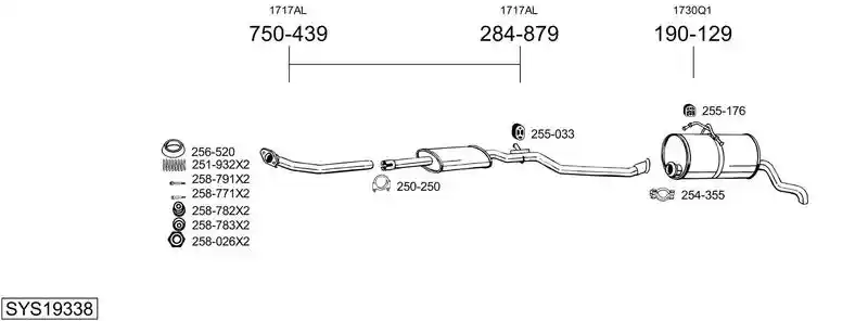 BOSAL SYS19338