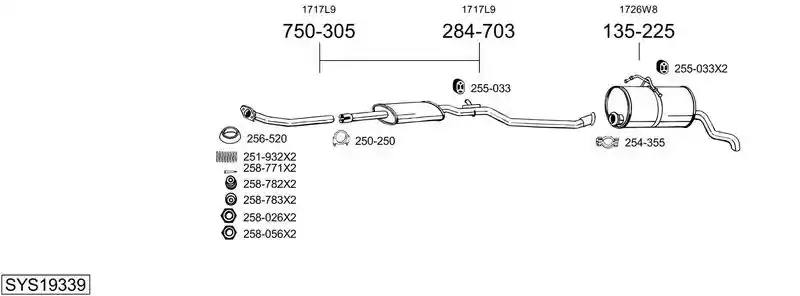 BOSAL SYS19339