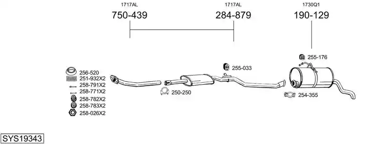 BOSAL SYS19343
