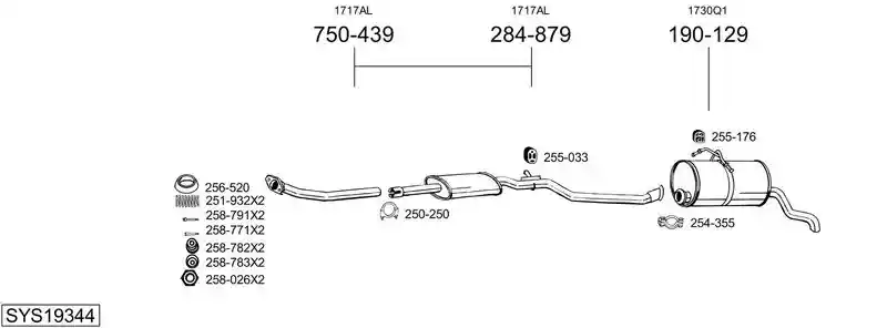 BOSAL SYS19344
