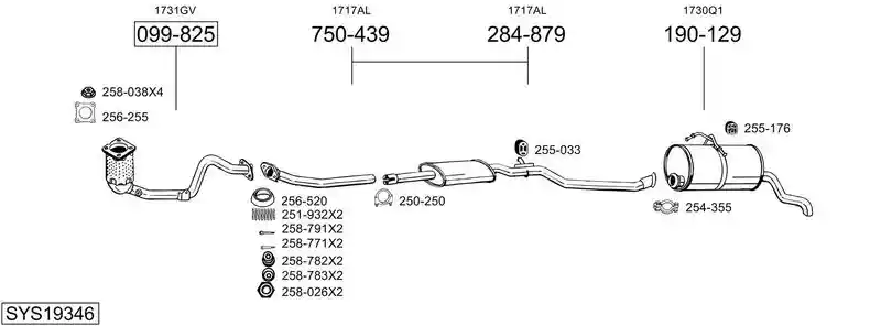 BOSAL SYS19346