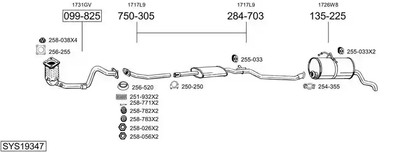 BOSAL SYS19347