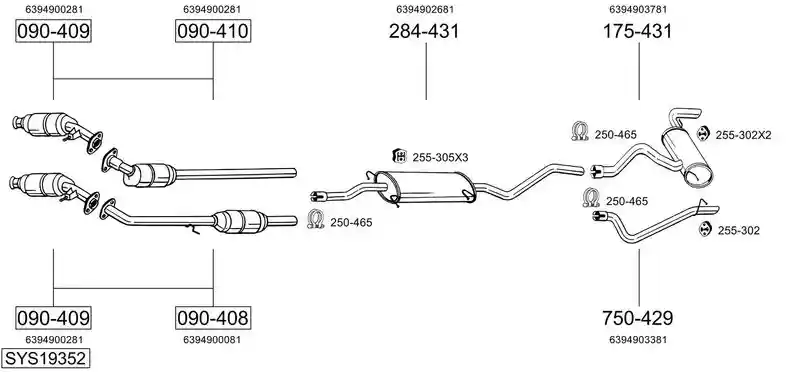 BOSAL SYS19352