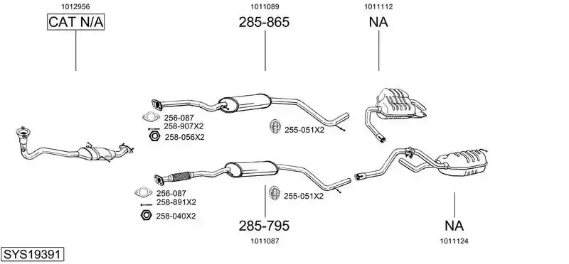 BOSAL SYS19391