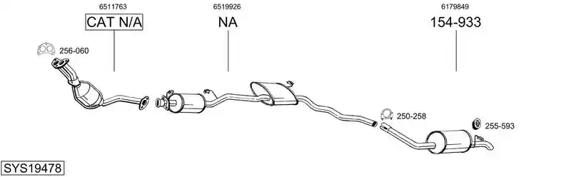 BOSAL SYS19478