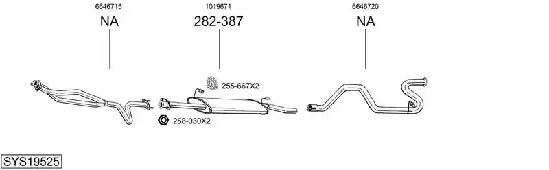 BOSAL SYS19525
