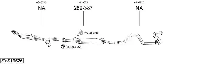 BOSAL SYS19526
