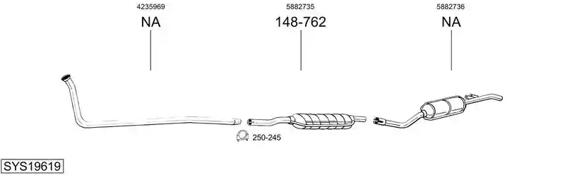 BOSAL SYS19619