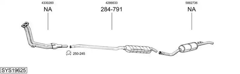 BOSAL SYS19625