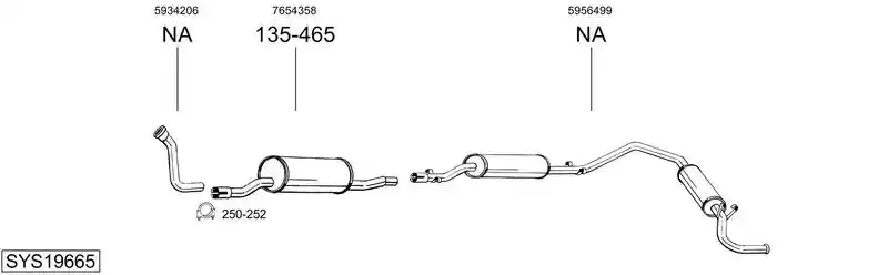 BOSAL SYS19665