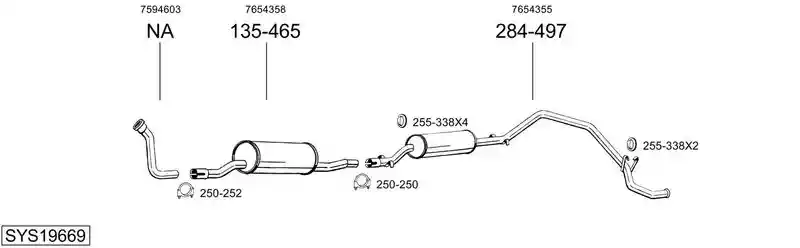 BOSAL SYS19669