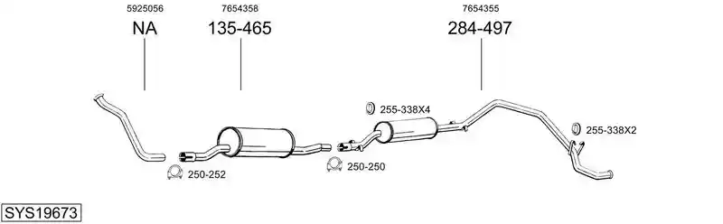 BOSAL SYS19673