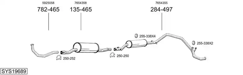 BOSAL SYS19689