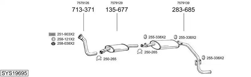 BOSAL SYS19695