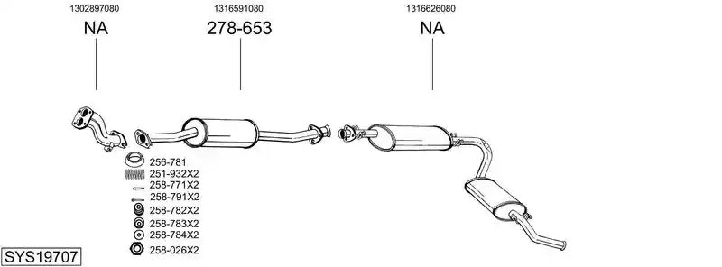 BOSAL SYS19707