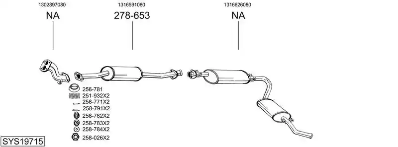 BOSAL SYS19715
